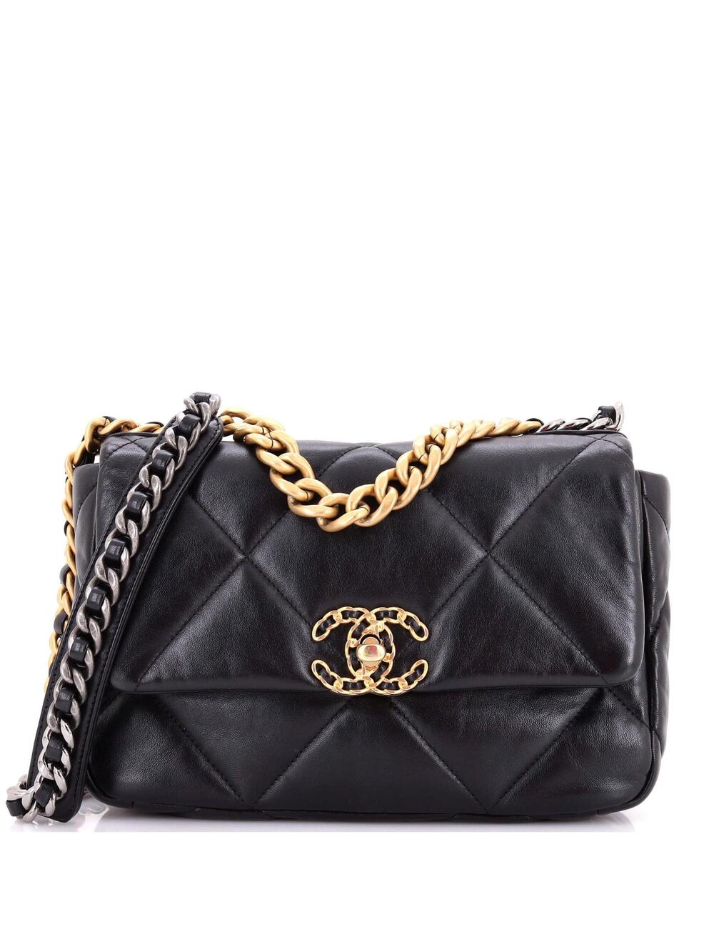 Chanel 19 Flap Bag Quilted Leather #301709C47B